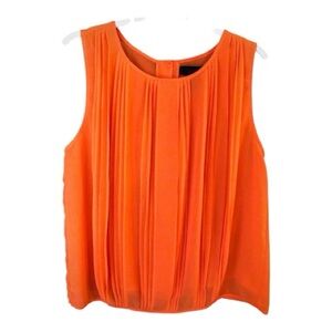 Isabel lu sleeveless Orange Blouse